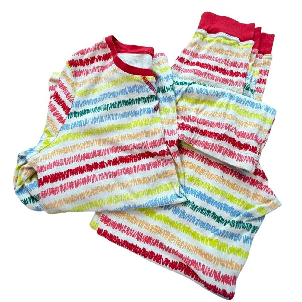 Crayola x Kohl's Colorful Scribble Print Pajama Set Size L Women's 100% Cotton